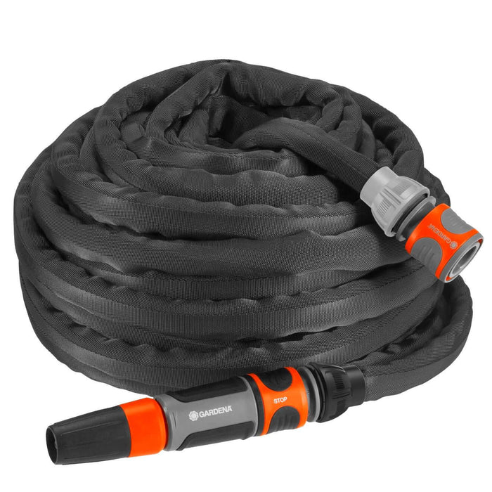 What is Gardena Liano textile hose and how is it different from a standard garden hose pipe