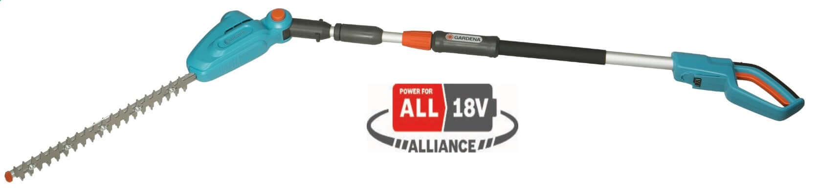 Gardena Telescopic Cordless Hedgetrimmer THS 42/18V-P4A