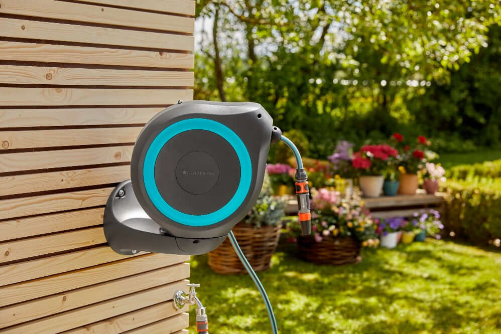 Gardena 20m Wall-Mounted Hose Box RollUp Automatic