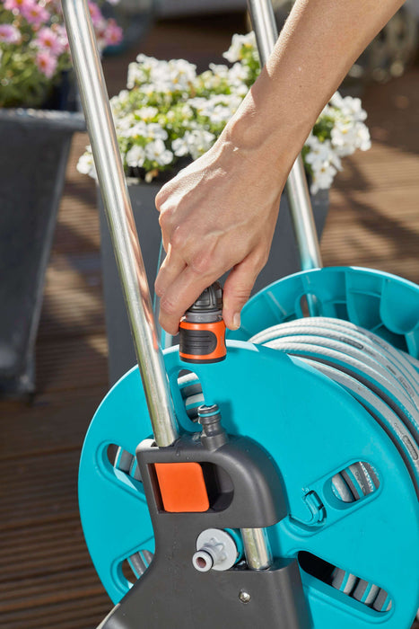 Gardena CleverRoll Hose Trolley S Set With 25m Classic Hose