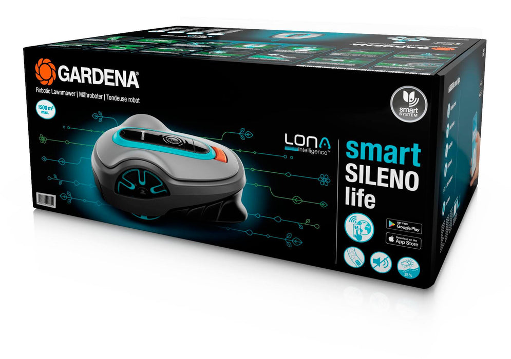 Gardena Smart  Robotic Mower SILENO Life 1000 Set