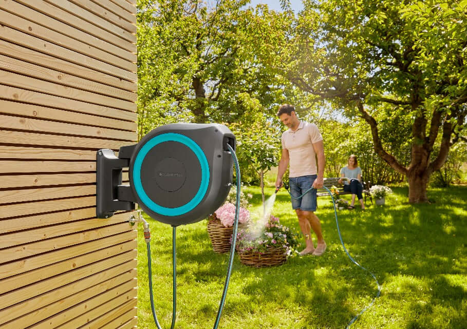 Gardena 35m Wall-Mounted Hose Box RollUp XL Automatic