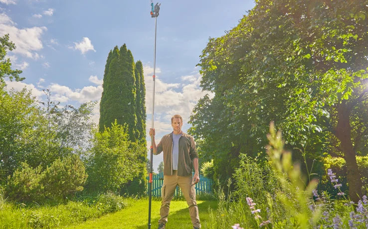 GARDENA StarCut Pro 4m Branch pruner + Saw Attachment