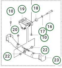 Front Pivoting Beam 450x NERA, 430 NERA, 320 NERA