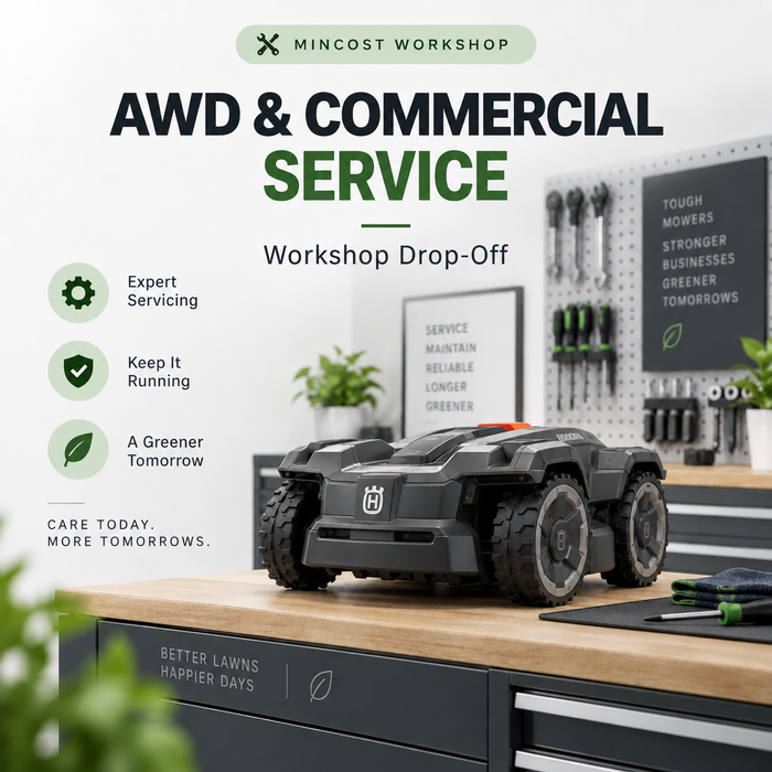 AWD & Commercial Robot Mower Service – Workshop Drop-Off