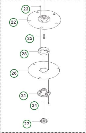 Husqvarna 560/580 Cutting Disc Assembly