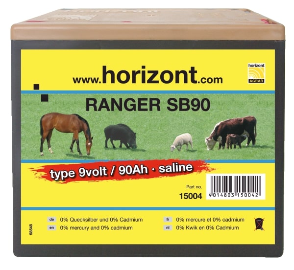 Horizont 9v 90amp/hr Saline battery