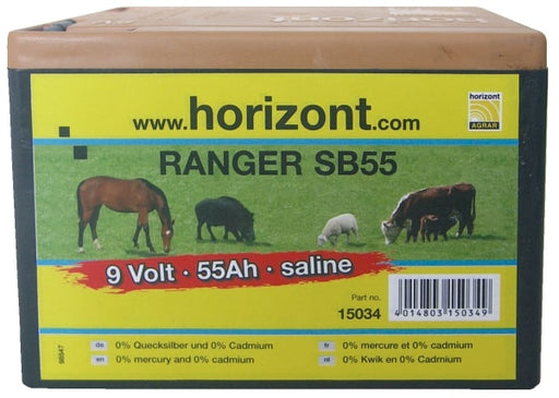 Horizont 9V 55amp/hr Saline battery
