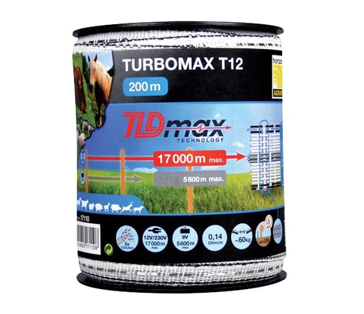 Horizont Turbomax 12mm tape 200m White