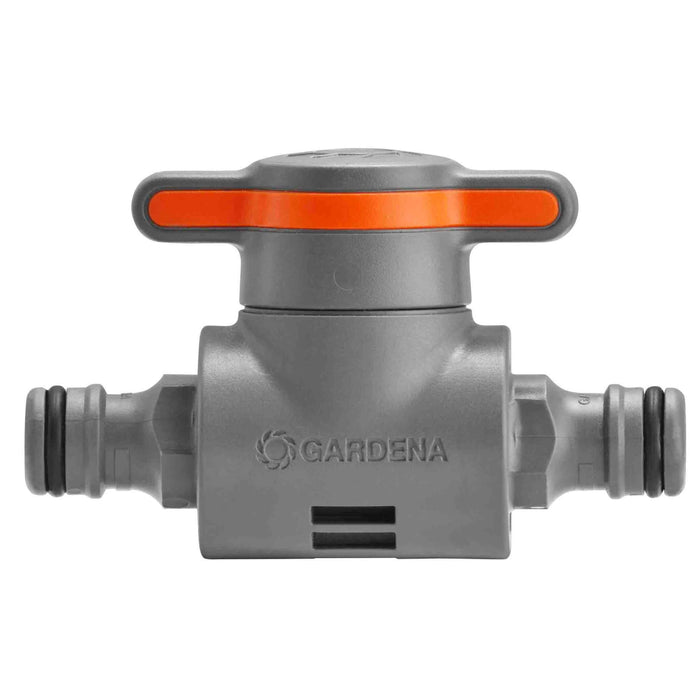 Gardena coupling with control valve