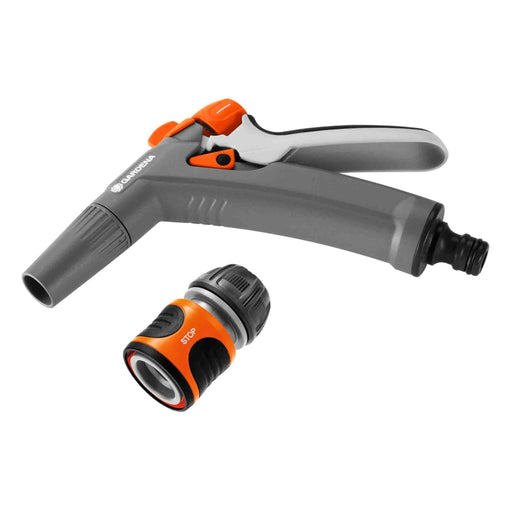 Gardena cleaning gun offer with water stop connector