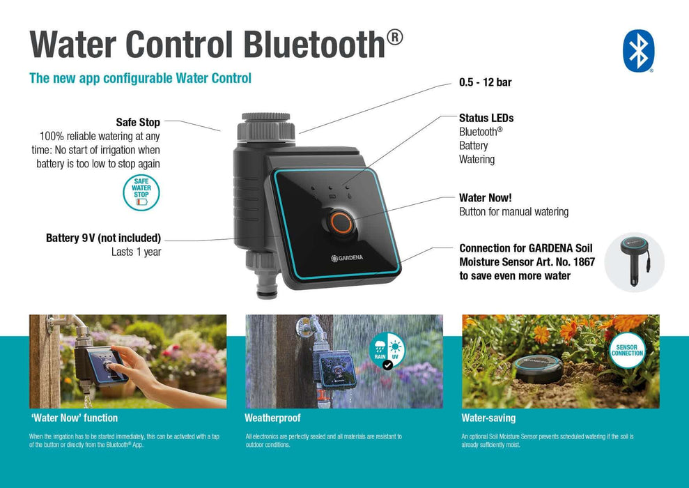 Gardena Water Control Bluetooth