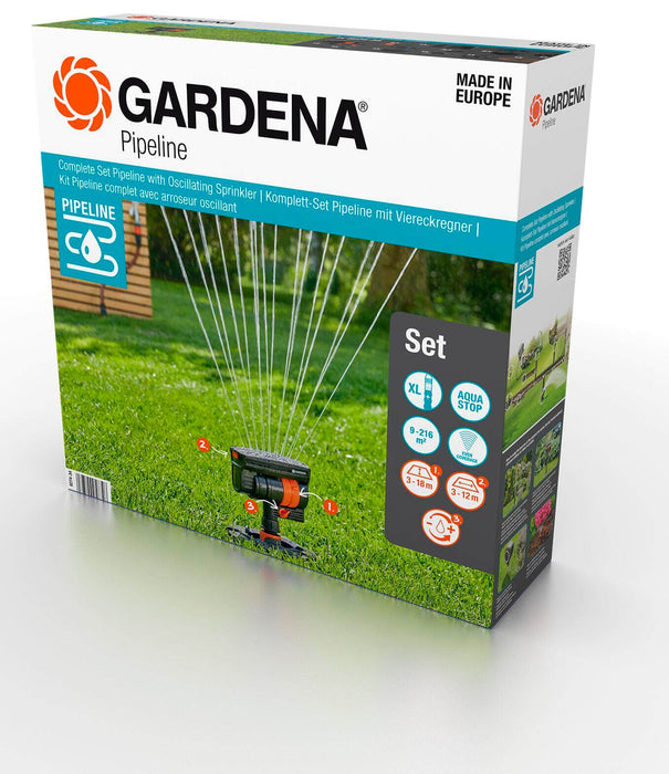 Gardena Underground Pipe System with Sprinkler Complete Set