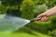 Gardena cleaning nozzle showing wide spray