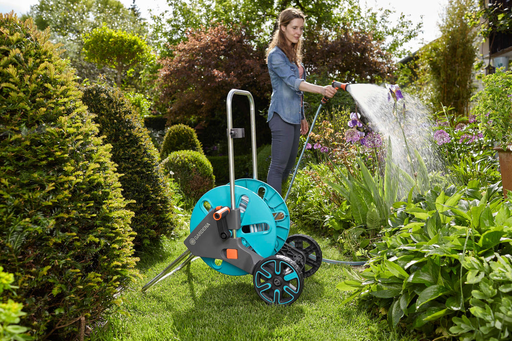 Gardena CleverRoll Hose Trolley  M Set With 20 metre Classic Hose