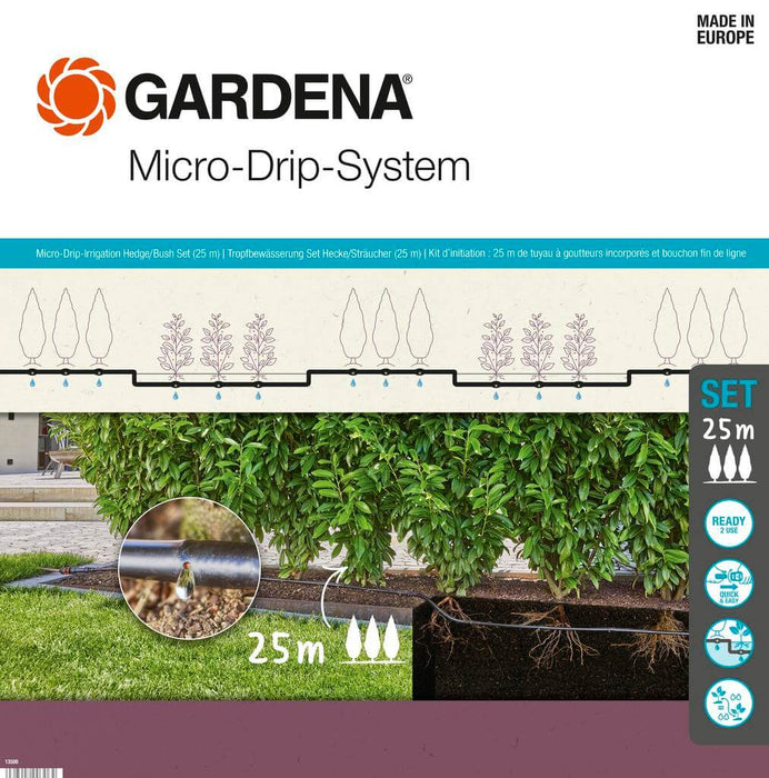 Gardena Micro-Drip Watering Set for Hedges 25m